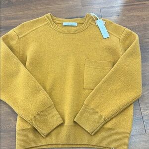 Cuyana Mustard Yellow Sweater
